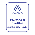 VAmtivo Certified CCTV installer badge