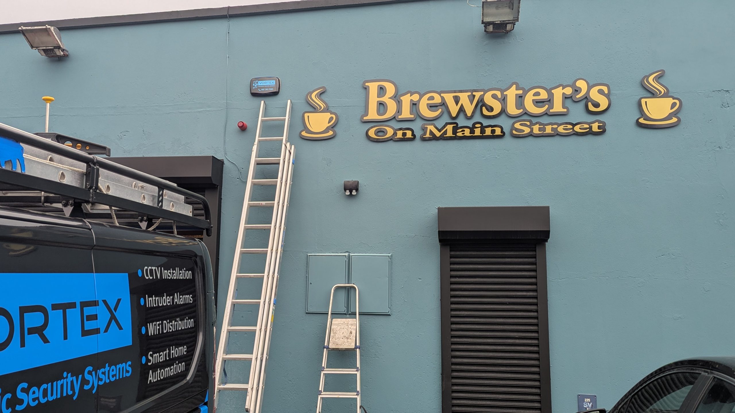 Domestic CCTV and alarm installation by Vortex